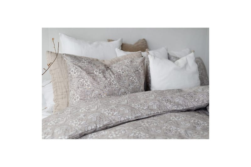 Pussilakanasetti Yhden hengen sänky 2-osainen Karhunvatukka - Ruskea - Kodintekstiilit & matot - Vuodevaatteet - Pussilakanasetti - Pussilakanasetti parisänkyyn