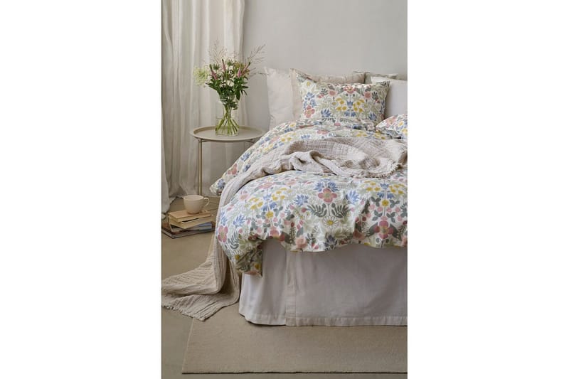 Pussilakanasetti Yhden hengen sänky 2-osainen Kesäkukat Multi - Kodintekstiilit & matot - Vuodevaatteet - Peitto
 - Tuplapeitto