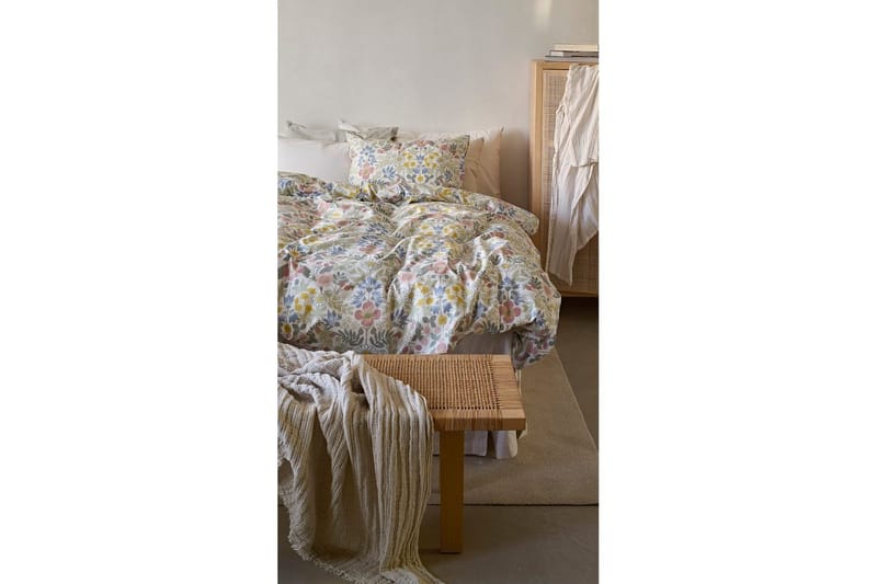 Pussilakanasetti Yhden hengen sänky 2-osainen Kesäkukat Multi - Kodintekstiilit & matot - Vuodevaatteet - Peitto
 - Tuplapeitto