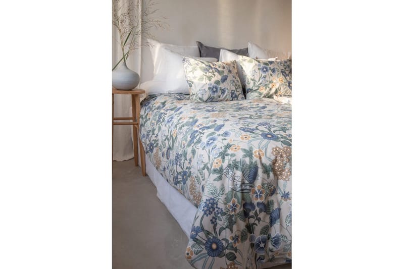 Pussilakanasetti Yhden hengen sänky 2-osainen Kukkula - Sininen - Kodintekstiilit & matot - Vuodevaatteet - Pussilakanasetti - Pussilakanasetti parisänkyyn