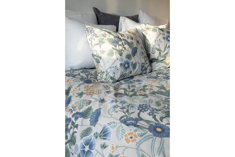 Pussilakanasetti Yhden hengen sänky 2-osainen Kukkula - Sininen - Kodintekstiilit & matot - Vuodevaatteet - Pussilakanasetti
 - Pussilakanasetti parisänkyyn