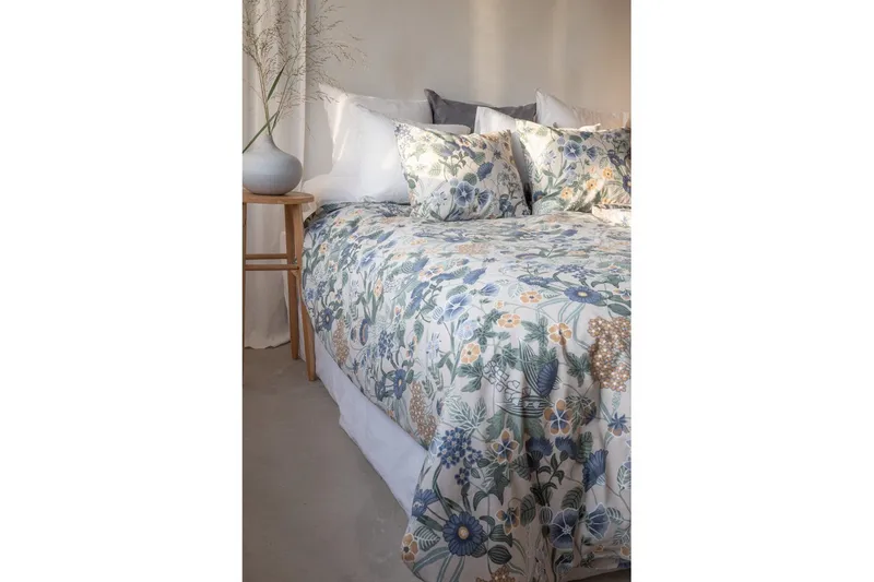 Pussilakanasetti Yhden hengen sänky 2-osainen Kukkula - Sininen - Kodintekstiilit & matot - Vuodevaatteet - Pussilakanasetti
 - Pussilakanasetti parisänkyyn