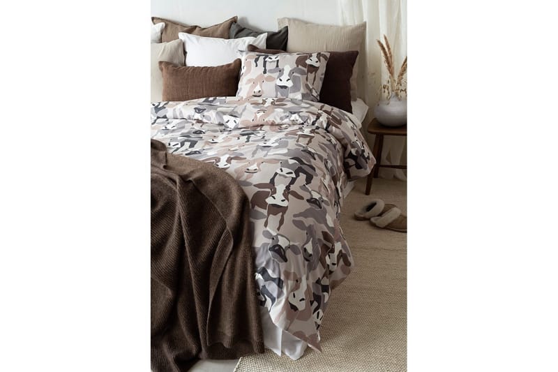 Pussilakanasetti Yhden hengen sänky 2-osainen Lehmät Santapaperi - Kodintekstiilit & matot - Vuodevaatteet - Pussilakanasetti - Pussilakanasetti parisänkyyn