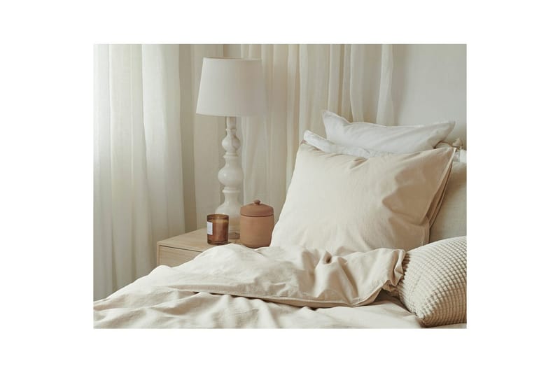 Pussilakanasetti Yhden hengen sänky 2-osainen Nöyrä - Beige - Kodintekstiilit & matot - Vuodevaatteet - Pussilakanasetti - Pussilakanasetti parisänkyyn