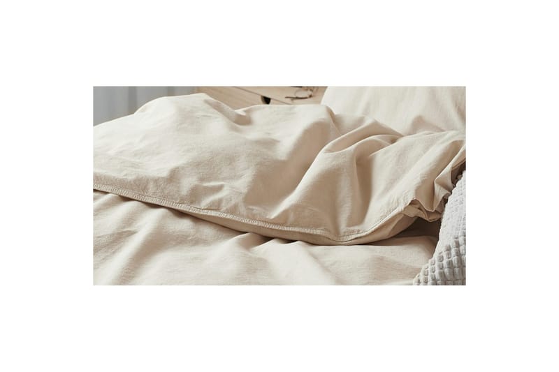 Pussilakanasetti Yhden hengen sänky 2-osainen Nöyrä - Beige - Kodintekstiilit & matot - Vuodevaatteet - Pussilakanasetti - Pussilakanasetti parisänkyyn