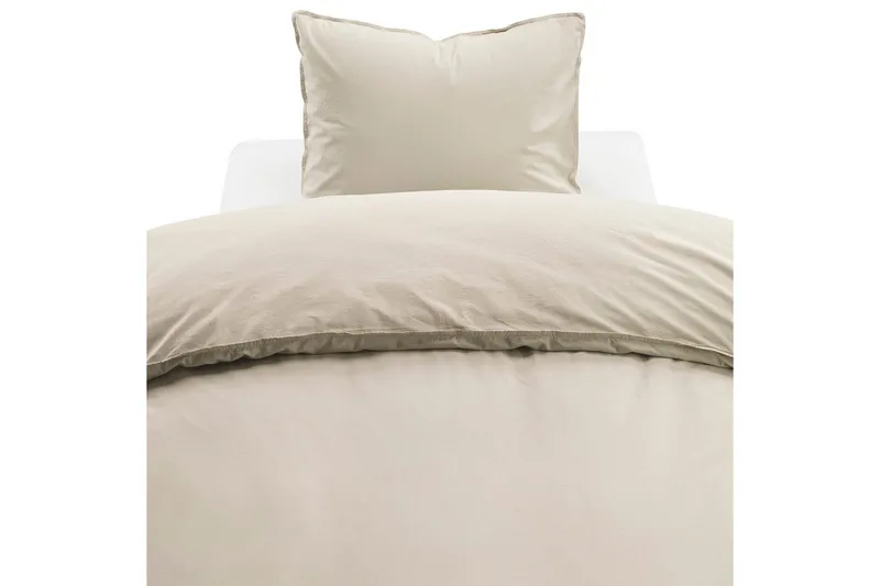 Pussilakanasetti Yhden hengen sänky 2-osainen Nöyrä - Beige - Kodintekstiilit & matot - Vuodevaatteet - Pussilakanasetti
 - Pussilakanasetti parisänkyyn