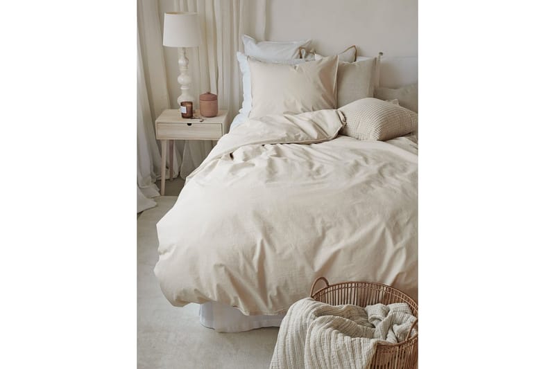 Pussilakanasetti Yhden hengen sänky 2-osainen Nöyrä - Beige - Kodintekstiilit & matot - Vuodevaatteet - Pussilakanasetti
 - Pussilakanasetti parisänkyyn