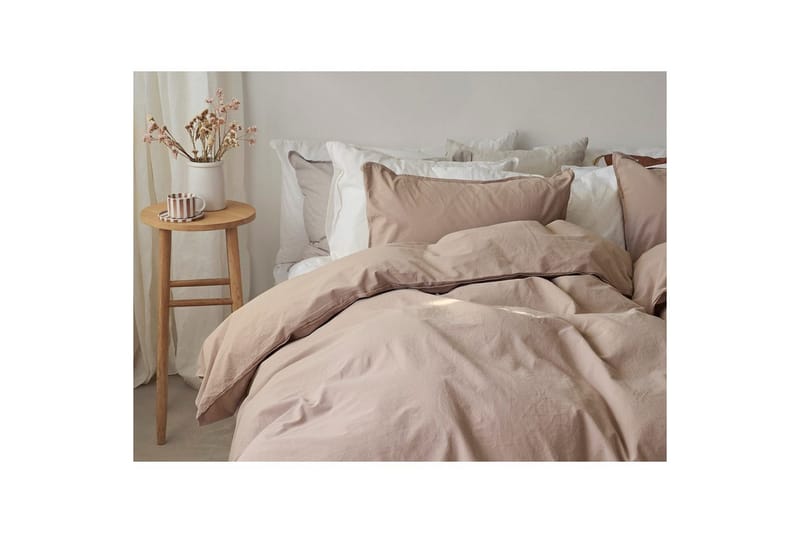 Pussilakanasetti Yhden hengen sänky 2-osainen Nöyrä - Ruskea - Kodintekstiilit & matot - Vuodevaatteet - Pussilakanasetti
 - Pussilakanasetti parisänkyyn