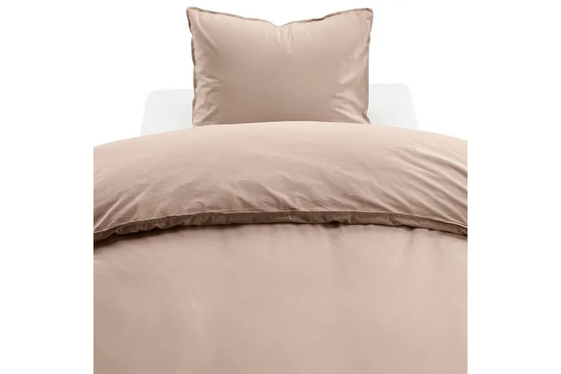 Pussilakanasetti Yhden hengen sänky 2-osainen Nöyrä - Ruskea - Kodintekstiilit & matot - Vuodevaatteet - Pussilakanasetti - Pussilakanasetti parisänkyyn