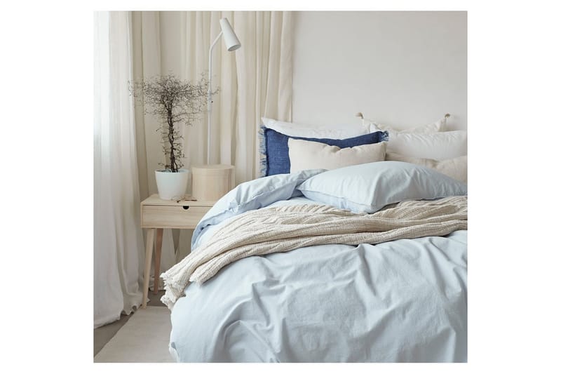 Pussilakanasetti Yhden hengen sänky 2-osainen Nöyrä - Sininen - Kodintekstiilit & matot - Vuodevaatteet - Pussilakanasetti
 - Pussilakanasetti parisänkyyn