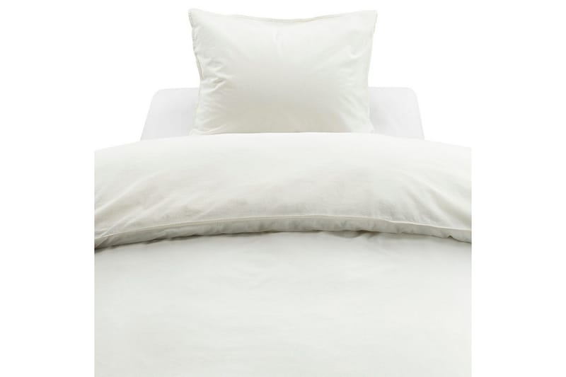 Pussilakanasetti Yhden hengen sänky 2-osainen Nöyrä, Valkoinen