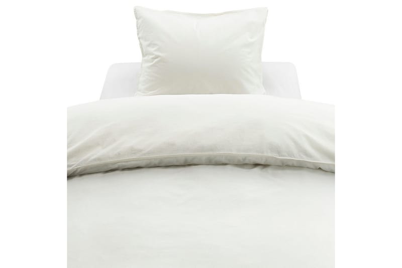 Pussilakanasetti Yhden hengen sänky 2-osainen Nöyrä, Valkoinen