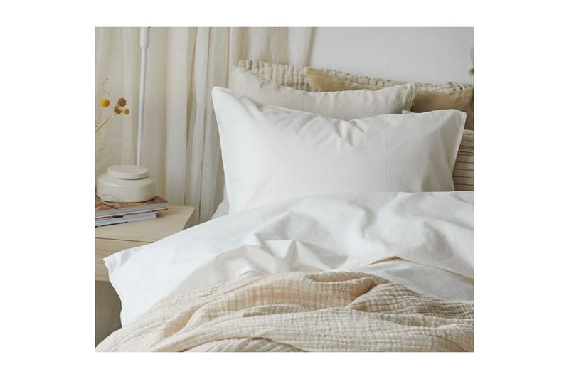 Pussilakanasetti Yhden hengen sänky 2-osainen Nöyrä - Valkoinen - Kodintekstiilit & matot - Vuodevaatteet - Pussilakanasetti
 - Pussilakanasetti parisänkyyn