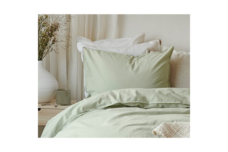 Pussilakanasetti Yhden hengen sänky 2-osainen Nöyrä - Vihreä - Kodintekstiilit & matot - Vuodevaatteet - Pussilakanasetti
 - Pussilakanasetti parisänkyyn