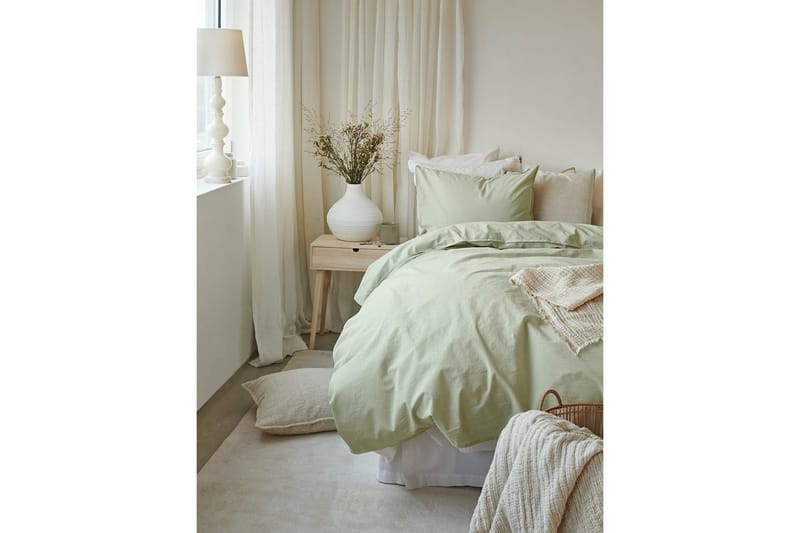 Pussilakanasetti Yhden hengen sänky 2-osainen Nöyrä - Vihreä - Kodintekstiilit & matot - Vuodevaatteet - Pussilakanasetti
 - Pussilakanasetti parisänkyyn