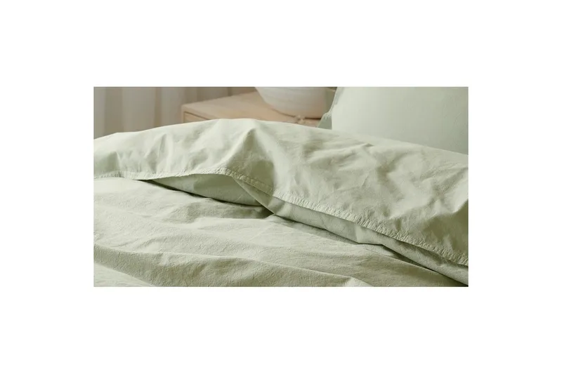 Pussilakanasetti Yhden hengen sänky 2-osainen Nöyrä - Vihreä - Kodintekstiilit & matot - Vuodevaatteet - Pussilakanasetti
 - Pussilakanasetti parisänkyyn