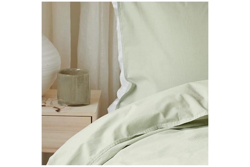 Pussilakanasetti Yhden hengen sänky 2-osainen Nöyrä - Vihreä - Kodintekstiilit & matot - Vuodevaatteet - Pussilakanasetti - Pussilakanasetti parisänkyyn