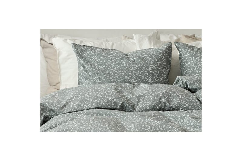 Pussilakanasetti Yhden hengen sänky 2-osainen Rita Flower Vihreä - Kodintekstiilit & matot - Vuodevaatteet - Pussilakanasetti - Pussilakanasetti yhden hengen sänkyyn