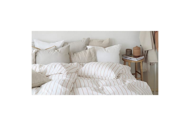 Pussilakanasetti Yhden hengen sänky 2-osainen Saga - Oranssi - Kodintekstiilit & matot - Vuodevaatteet - Pussilakanasetti
 - Pussilakanasetti parisänkyyn