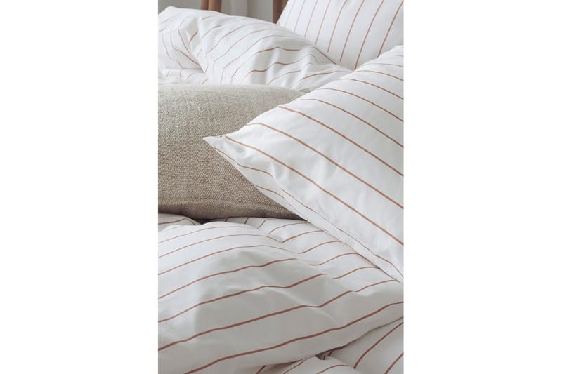 Pussilakanasetti Yhden hengen sänky 2-osainen Saga - Oranssi - Kodintekstiilit & matot - Vuodevaatteet - Pussilakanasetti - Pussilakanasetti parisänkyyn