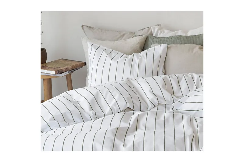 Pussilakanasetti Yhden hengen sänky 2-osainen Saga - Vihreä - Kodintekstiilit & matot - Vuodevaatteet - Pussilakanasetti
 - Pussilakanasetti parisänkyyn