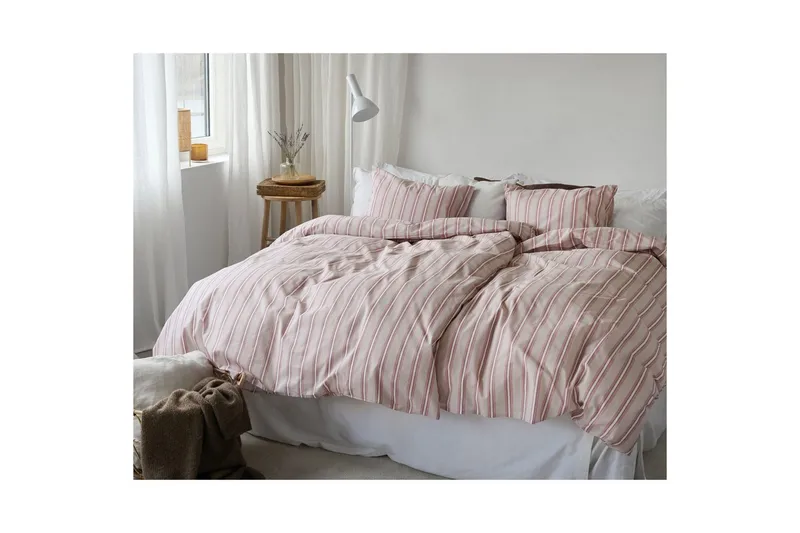 Pussilakanasetti Yhden hengen sänky 2-Osainen Sunnan Rand - Rosa - Kodintekstiilit & matot - Vuodevaatteet - Pussilakanasetti
 - Pussilakanasetti parisänkyyn