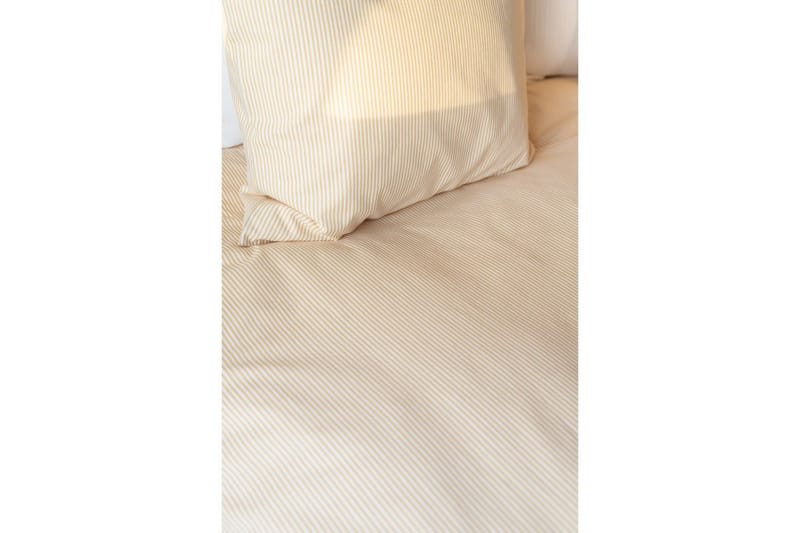 Pussilakanasetti Yhden hengen sänky 2-Osainen Thelma Stripe - Keltainen - Kodintekstiilit & matot - Vuodevaatteet - Pussilakanasetti
 - Pussilakanasetti parisänkyyn