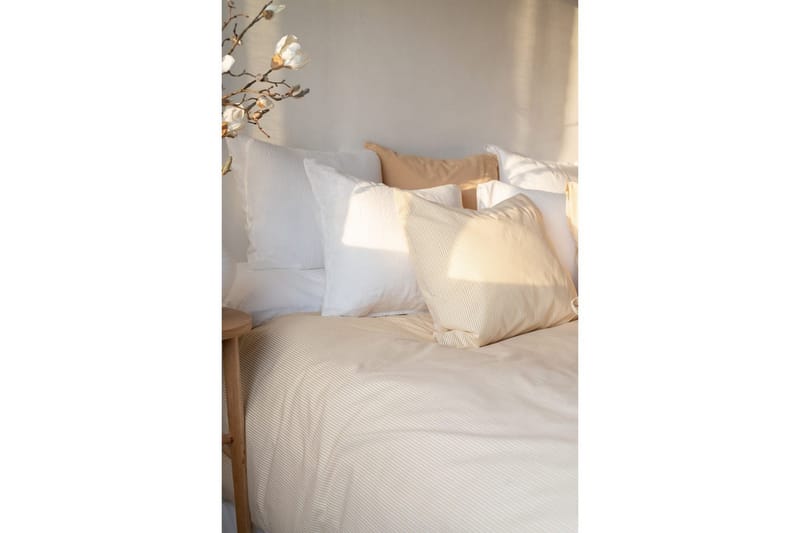 Pussilakanasetti Yhden hengen sänky 2-Osainen Thelma Stripe - Keltainen - Kodintekstiilit & matot - Vuodevaatteet - Pussilakanasetti
 - Pussilakanasetti parisänkyyn