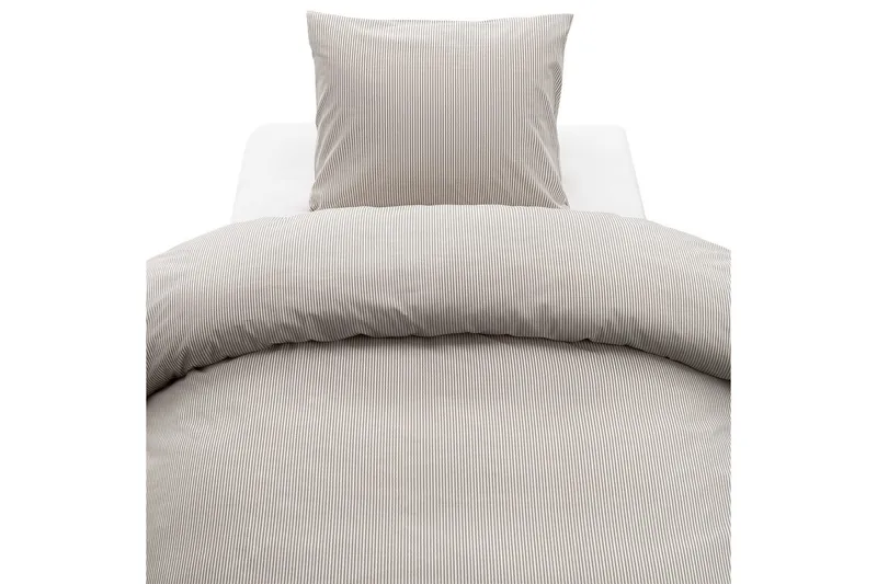 Pussilakanasetti Yhden hengen sänky 2-Osainen Thelma Stripe, Ruskea