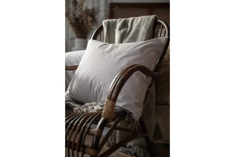 Pussilakanasetti Yhden hengen sänky 2-Osainen Thelma Stripe - Ruskea - Kodintekstiilit & matot - Vuodevaatteet - Pussilakanasetti
 - Pussilakanasetti parisänkyyn