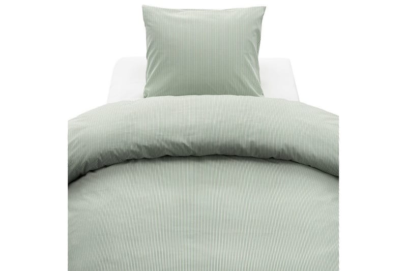 Pussilakanasetti Yhden hengen sänky 2-Osainen Thelma Stripe, Vihreä