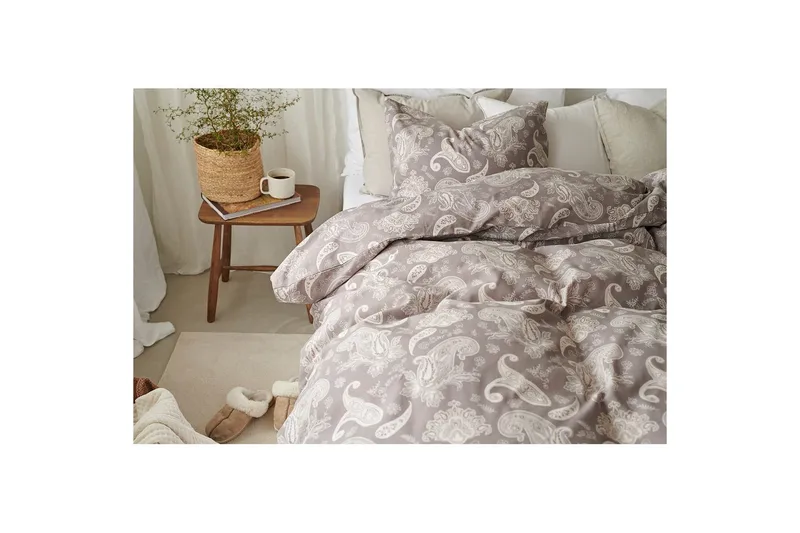 Pussilakanasetti Yhden hengen sänky 2-Osainen Tilly Hiekka - Kodintekstiilit & matot - Vuodevaatteet - Pussilakanasetti - Pussilakanasetti yhden hengen sänkyyn