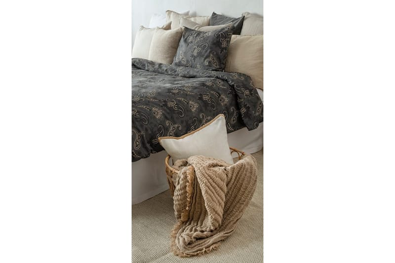 Pussilakanasetti Yhden hengen sänky 2-Osainen Tilly - Musta - Kodintekstiilit & matot - Vuodevaatteet - Pussilakanasetti - Pussilakanasetti parisänkyyn