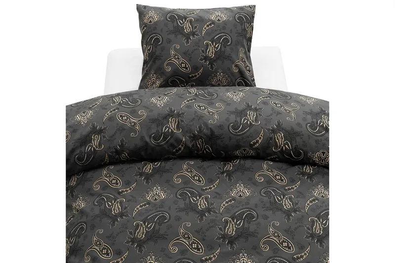 Pussilakanasetti Yhden hengen sänky 2-Osainen Tilly, Musta