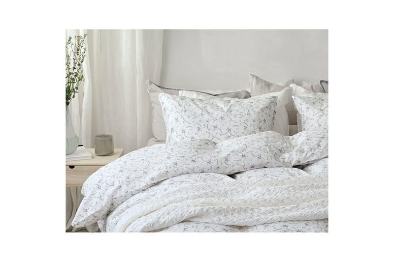 Pussilakanasetti Yhden hengen sänky 2-osainen Vilja - Sininen - Kodintekstiilit & matot - Vuodevaatteet - Pussilakanasetti - Pussilakanasetti parisänkyyn