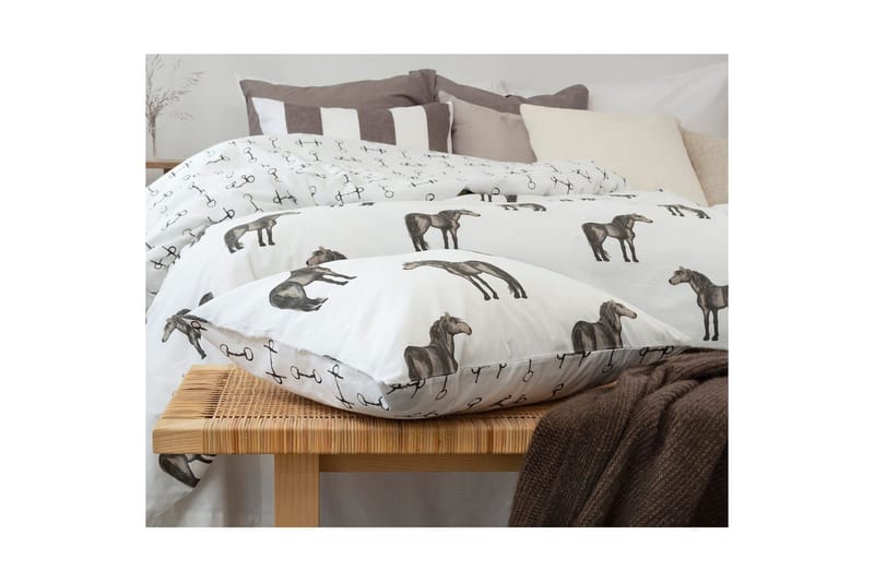 Pussilakanasetti Yhden hengen sänky 2-osainen Wendy Ruskea - Kodintekstiilit & matot - Vuodevaatteet - Pussilakanasetti - Pussilakanasetti parisänkyyn