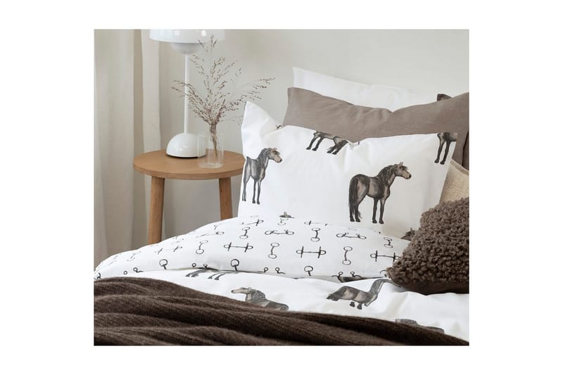 Pussilakanasetti Yhden hengen sänky 2-osainen Wendy Ruskea - Kodintekstiilit & matot - Vuodevaatteet - Pussilakanasetti - Pussilakanasetti parisänkyyn