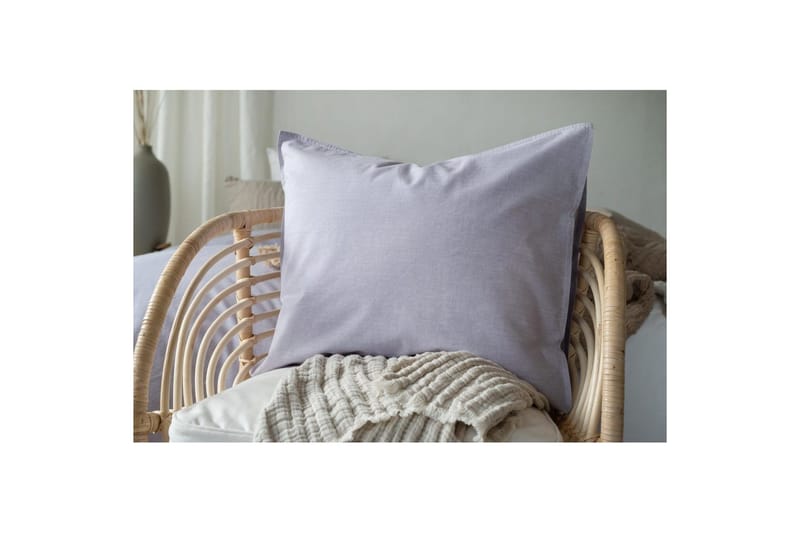 Pussilakanasetti Yhden hengen sänky 2-osainen Pesty - Violetti - Kodintekstiilit & matot - Vuodevaatteet - Pussilakanasetti - Pussilakanasetti parisänkyyn