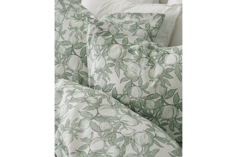 Pussilakanasetti Yhden hengen sänky 2-osainen Pomegranate - Vihreä - Kodintekstiilit & matot - Vuodevaatteet - Pussilakanasetti - Pussilakanasetti parisänkyyn