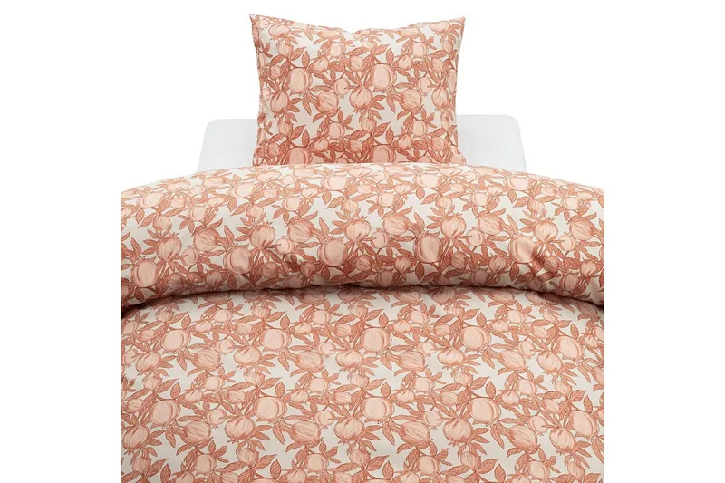 Pussilakanasetti Yhden hengen sänky 2-osainen Pomegranate, Peach