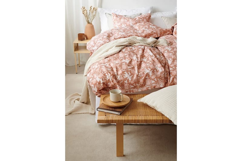 Pussilakanasetti Yhden hengen sänky 2-osainen Pomegranate - Peach - Kodintekstiilit & matot - Vuodevaatteet - Peitto
 - Tuplapeitto