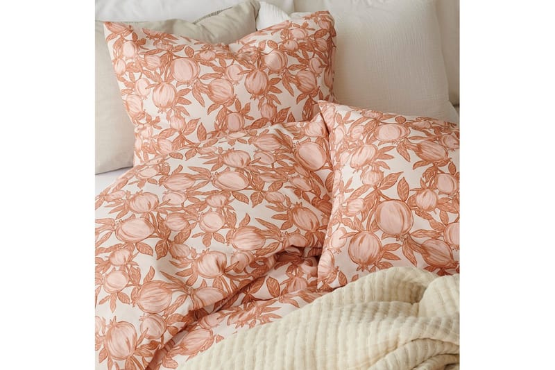 Pussilakanasetti Yhden hengen sänky 2-osainen Pomegranate - Peach - Kodintekstiilit & matot - Vuodevaatteet - Peitto
 - Tuplapeitto