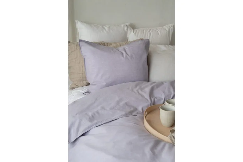 Pussilakanasetti Yhden hengen sänky 2-osainen Pesty - Violetti - Kodintekstiilit & matot - Vuodevaatteet - Pussilakanasetti
 - Pussilakanasetti parisänkyyn