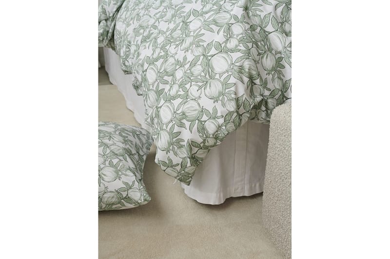 Pussilakanasetti Yhden hengen sänky 2-osainen Pomegranate - Vihreä - Kodintekstiilit & matot - Vuodevaatteet - Pussilakanasetti - Pussilakanasetti parisänkyyn