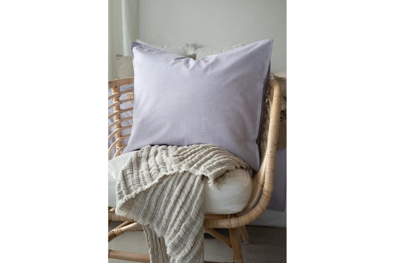 Pussilakanasetti Yhden hengen sänky 2-osainen Pesty - Violetti - Kodintekstiilit & matot - Vuodevaatteet - Pussilakanasetti - Pussilakanasetti parisänkyyn