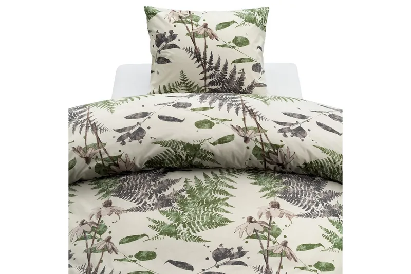 Pussilakanasetti Yhden hengen sänky Harmony 2-osainen Metsäaukio, Vihreä