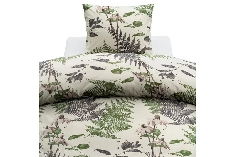 Pussilakanasetti Yhden hengen sänky Harmony 2-osainen Metsäaukio, Vihreä