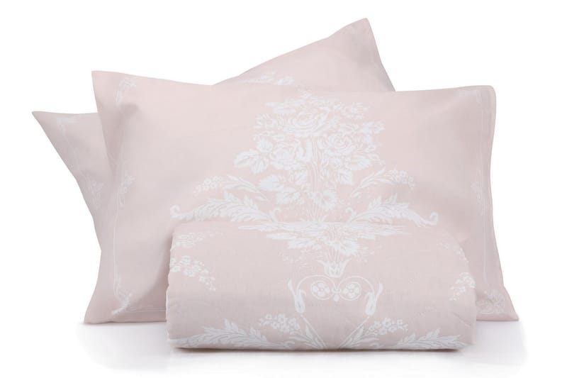 Päiväpeite EnLora Home Tupla 200x220+2 tyynyliinaa - Beige/Valkoinen - Kodintekstiilit & matot - Vuodevaatteet - Pussilakanasetti - Pussilakanasetti yhden hengen sänkyyn