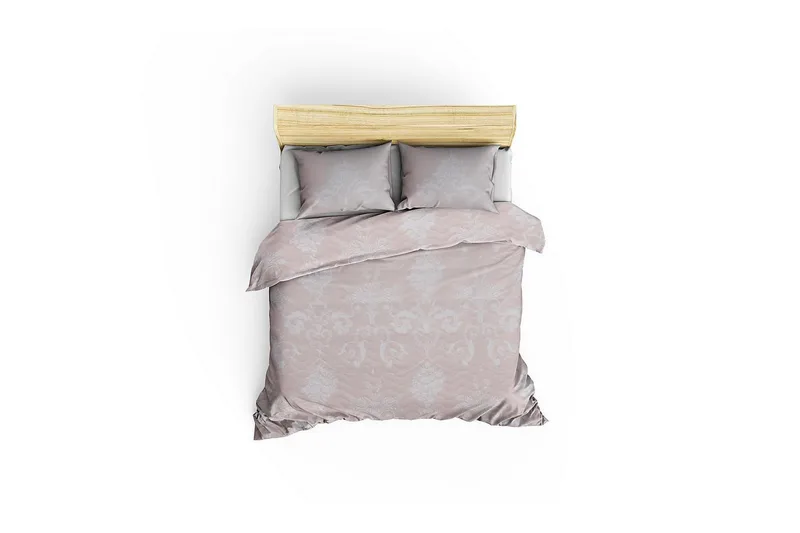 Päiväpeite EnLora Home Tupla 200x220+2 tyynyliinaa - Beige/Valkoinen - Kodintekstiilit & matot - Vuodevaatteet - Pussilakanasetti - Pussilakanasetti yhden hengen sänkyyn