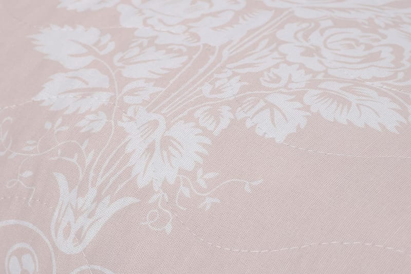 Päiväpeite EnLora Home Tupla 200x220+2 tyynyliinaa - Beige/Valkoinen - Kodintekstiilit & matot - Vuodevaatteet - Pussilakanasetti - Pussilakanasetti yhden hengen sänkyyn